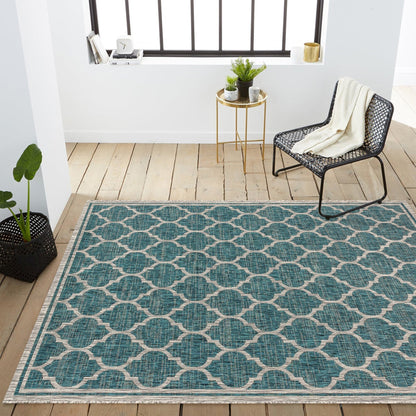 Tapis d'intérieur/extérieur texturé JONATHAN Y Zinnia