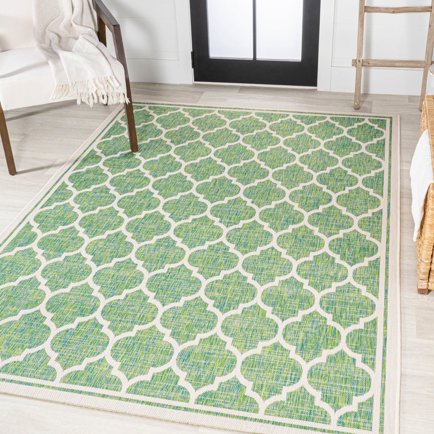 Tapis d'intérieur/extérieur texturé JONATHAN Y Zinnia