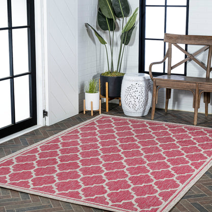 Tapis d'intérieur/extérieur texturé JONATHAN Y Zinnia