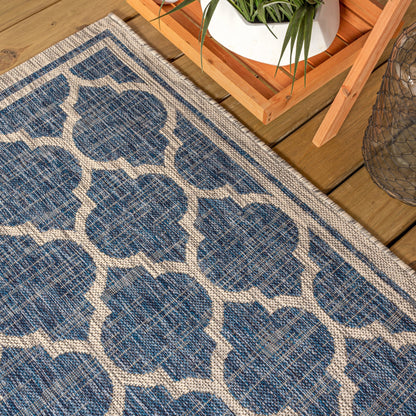 Tapis d'intérieur/extérieur texturé JONATHAN Y Zinnia