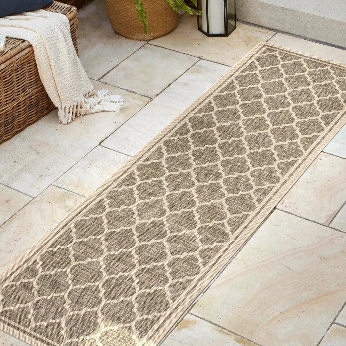 Tapis d'intérieur/extérieur texturé JONATHAN Y Zinnia