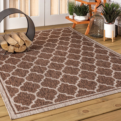Tapis d'intérieur/extérieur texturé JONATHAN Y Zinnia
