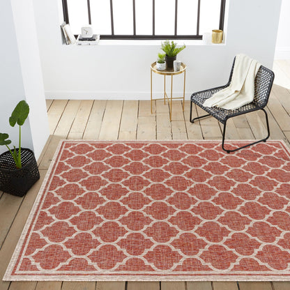 Tapis d'intérieur/extérieur texturé JONATHAN Y Zinnia