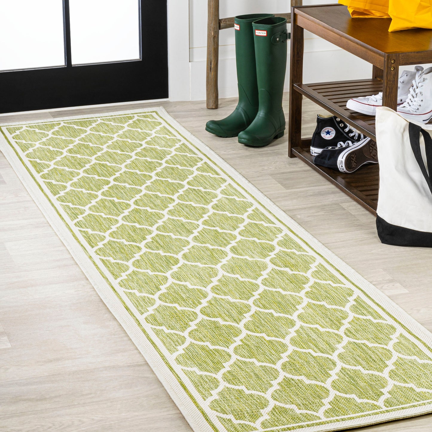 Tapis d'intérieur/extérieur texturé JONATHAN Y Zinnia