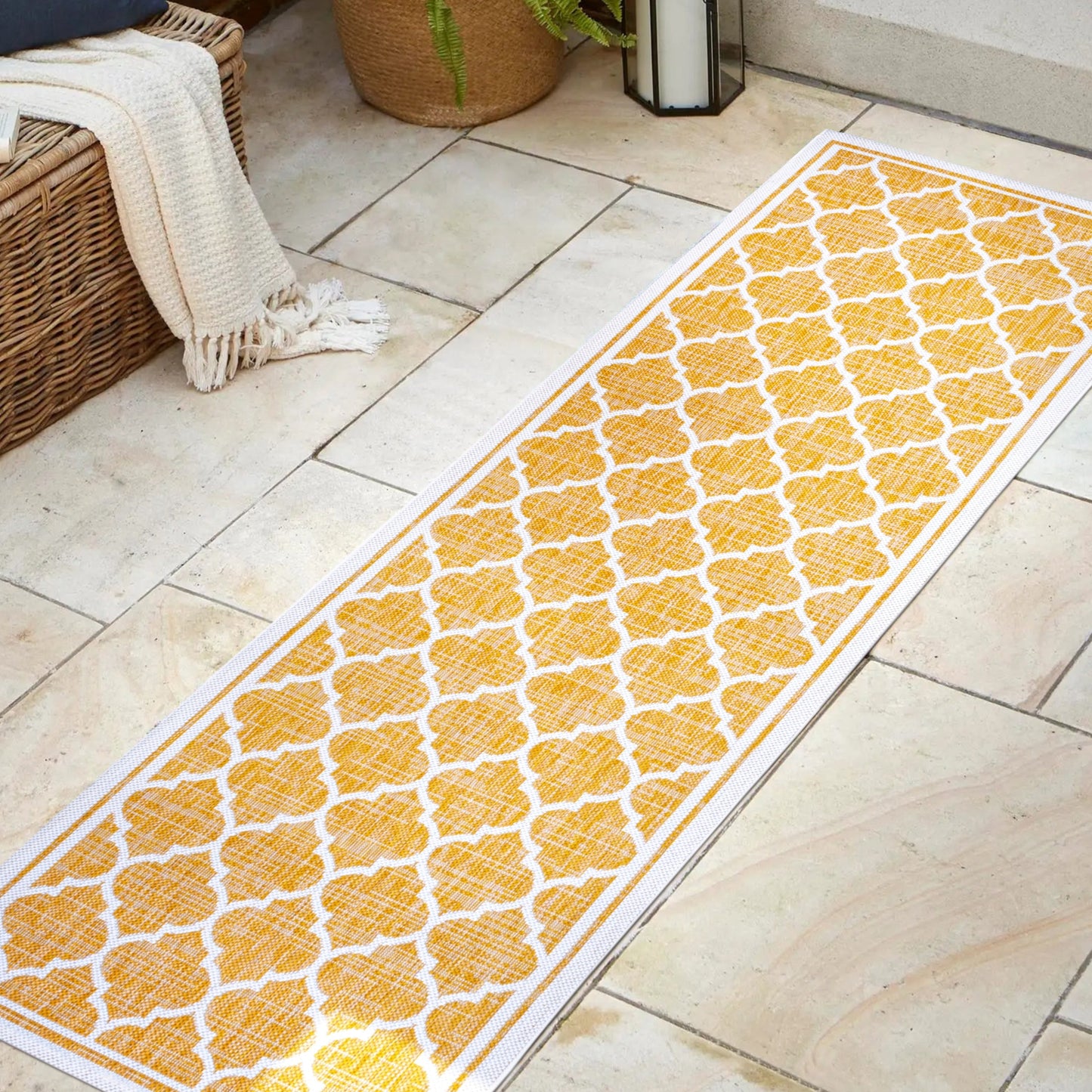 Tapis d'intérieur/extérieur texturé JONATHAN Y Zinnia