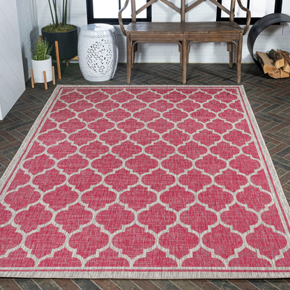 Tapis d'intérieur/extérieur texturé JONATHAN Y Zinnia