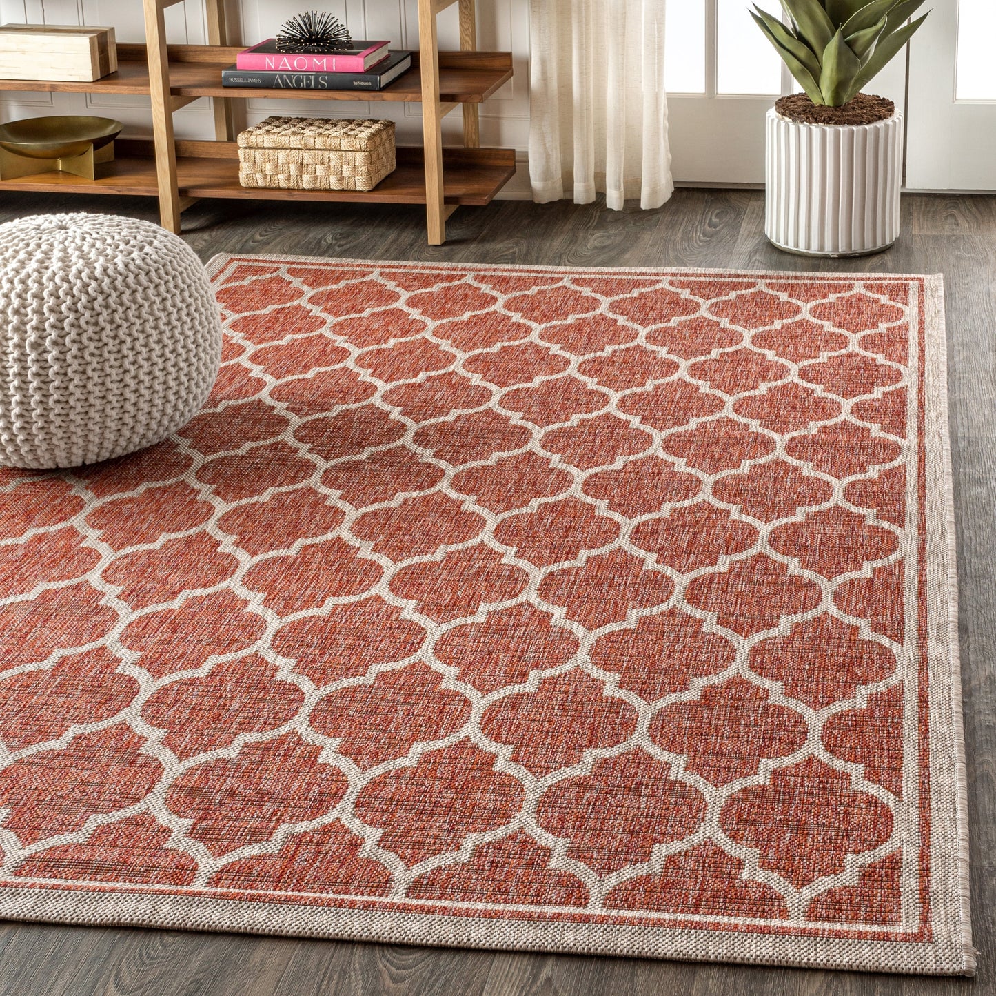 Tapis d'intérieur/extérieur texturé JONATHAN Y Zinnia