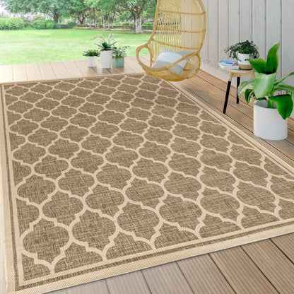 Tapis d'intérieur/extérieur texturé JONATHAN Y Zinnia