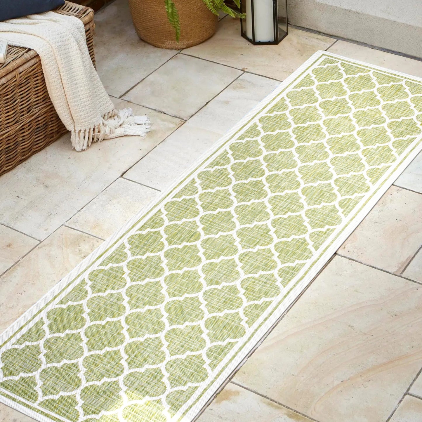Tapis d'intérieur/extérieur texturé JONATHAN Y Zinnia
