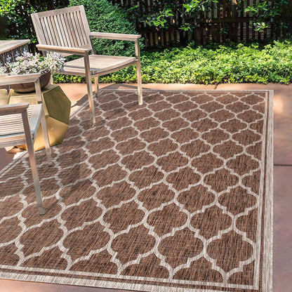 Tapis d'intérieur/extérieur texturé JONATHAN Y Zinnia