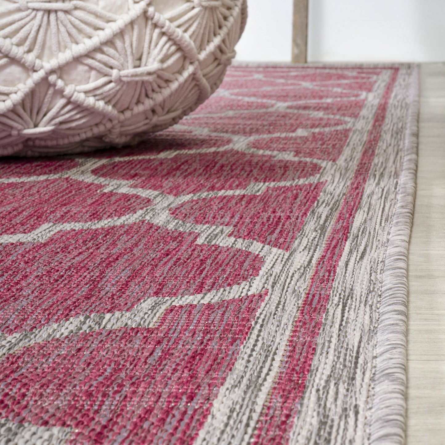 Tapis d'intérieur/extérieur texturé JONATHAN Y Zinnia