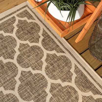 Tapis d'intérieur/extérieur texturé JONATHAN Y Zinnia