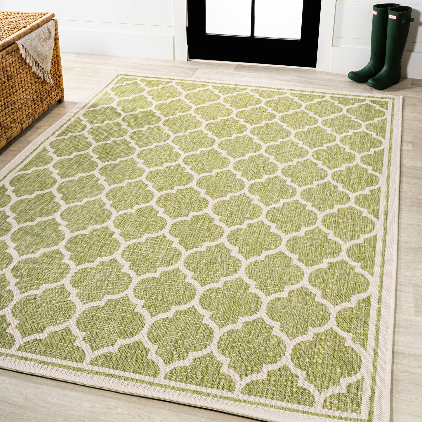 Tapis d'intérieur/extérieur texturé JONATHAN Y Zinnia