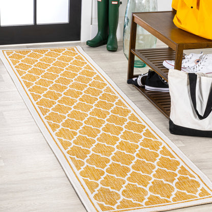 Tapis d'intérieur/extérieur texturé JONATHAN Y Zinnia
