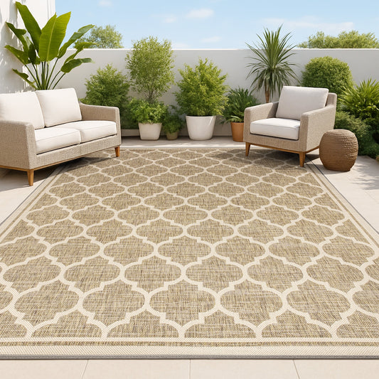 Tapis d'intérieur/extérieur texturé JONATHAN Y Zinnia