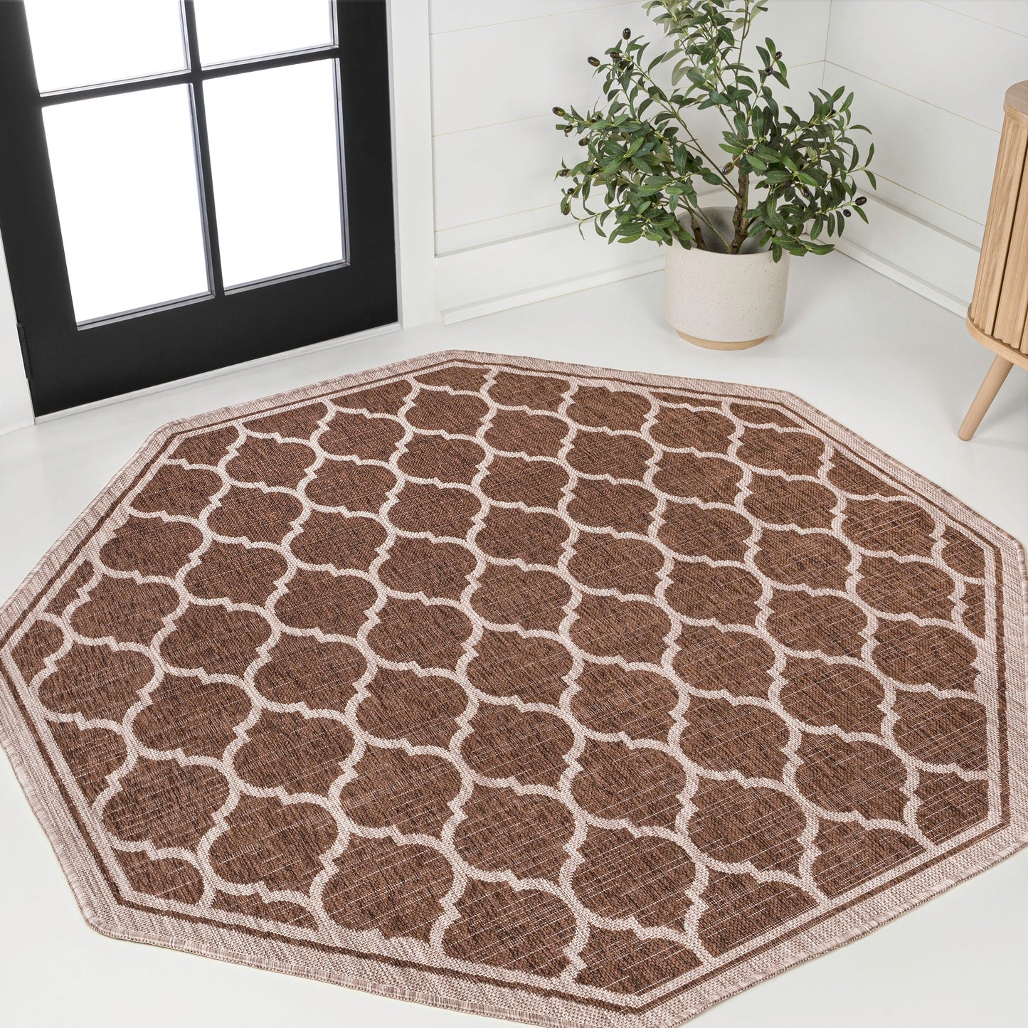 Tapis d'intérieur/extérieur texturé JONATHAN Y Zinnia