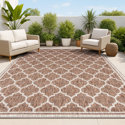 Tapis d'intérieur/extérieur texturé JONATHAN Y Zinnia