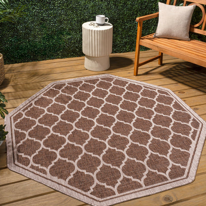 Tapis d'intérieur/extérieur texturé JONATHAN Y Zinnia