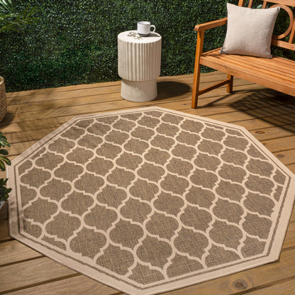 Tapis d'intérieur/extérieur texturé JONATHAN Y Zinnia