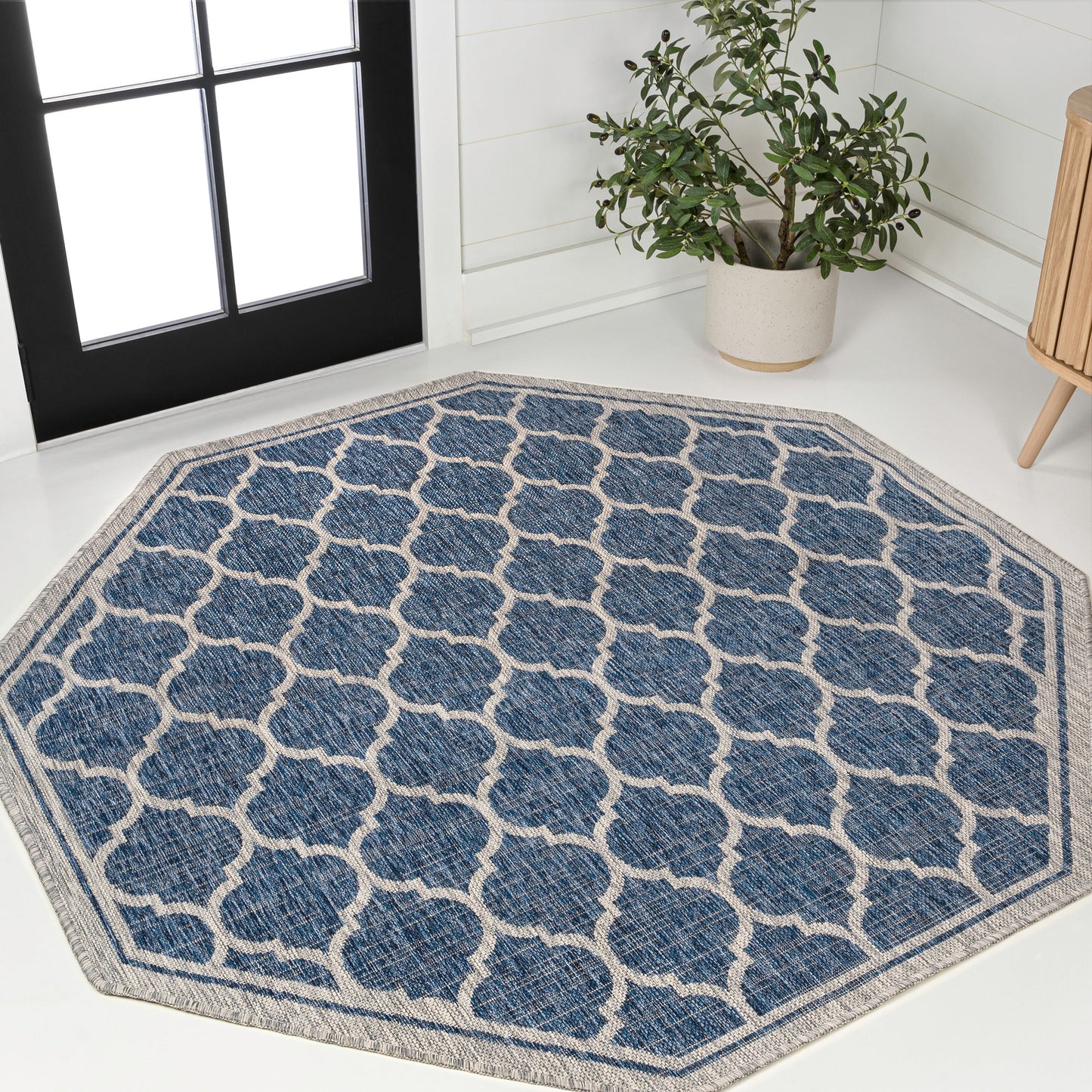 Tapis d'intérieur/extérieur texturé JONATHAN Y Zinnia