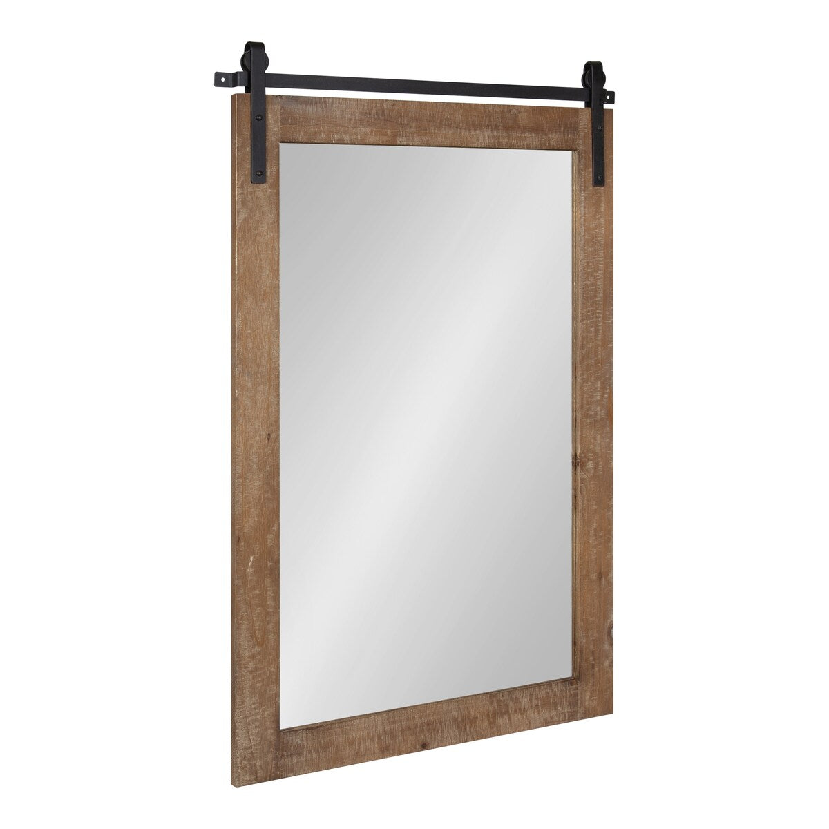 Kate and Laurel Cates Rustic Rectangular Wall Mirror