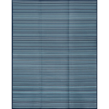 Tapis d'intérieur et d'extérieur à rayures de plage Lalune