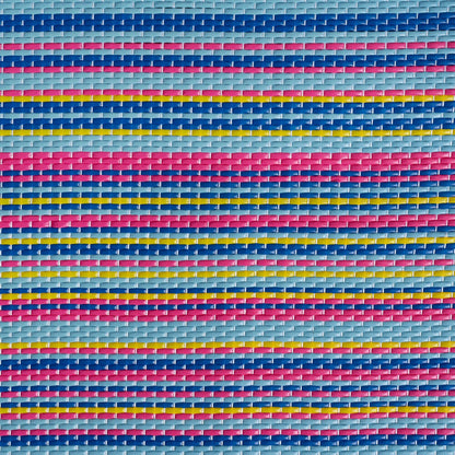 Tapis d'intérieur et d'extérieur à rayures de plage Lalune