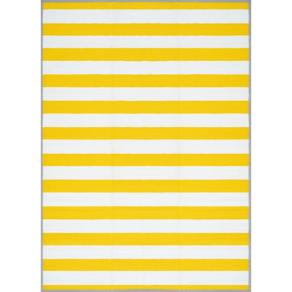 Tapis d'intérieur et d'extérieur à rayures de plage Lalune