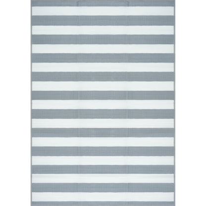 Tapis d'intérieur et d'extérieur à rayures de plage Lalune