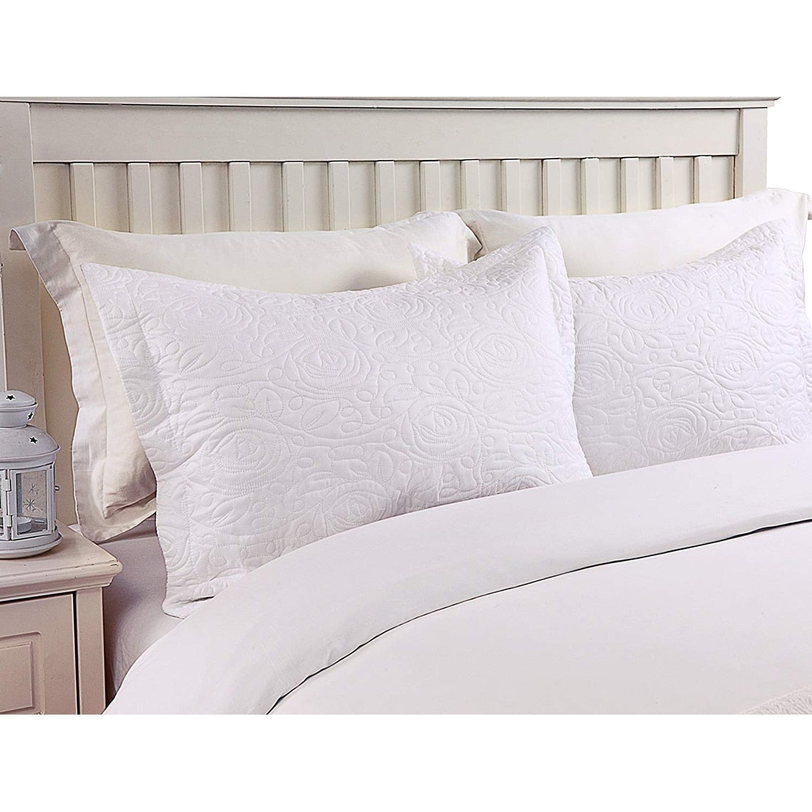 Housse de coussin brodée Porch &amp; Den Manor (lot de 2)