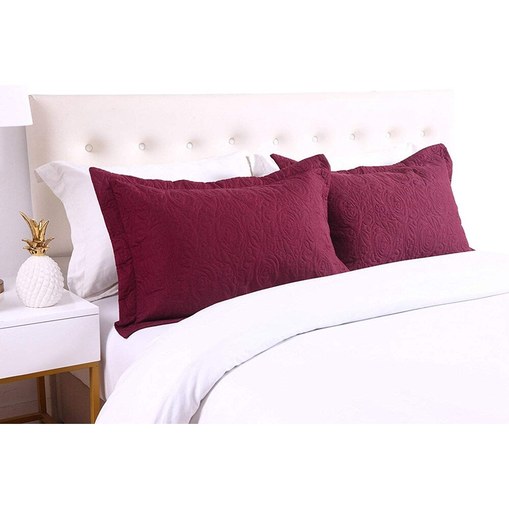 Housse de coussin brodée Porch &amp; Den Manor (lot de 2)