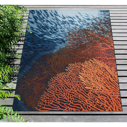 Tapis intérieur/extérieur corail Liora Manne Marina