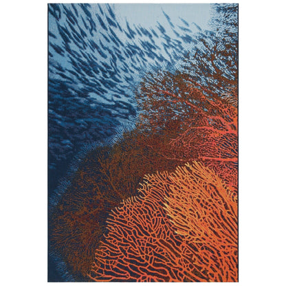 Tapis intérieur/extérieur corail Liora Manne Marina