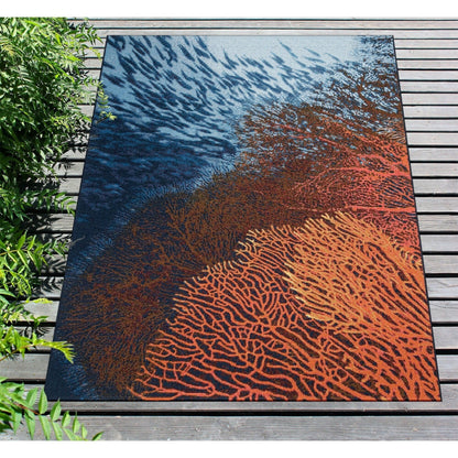Tapis intérieur/extérieur corail Liora Manne Marina