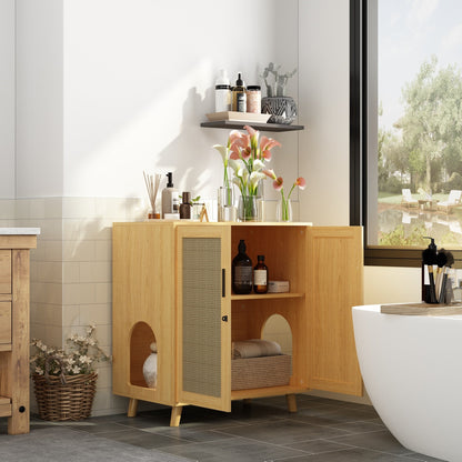 Enceinte de bac à litière pour chat Meubles Table d'appoint Canapé Table