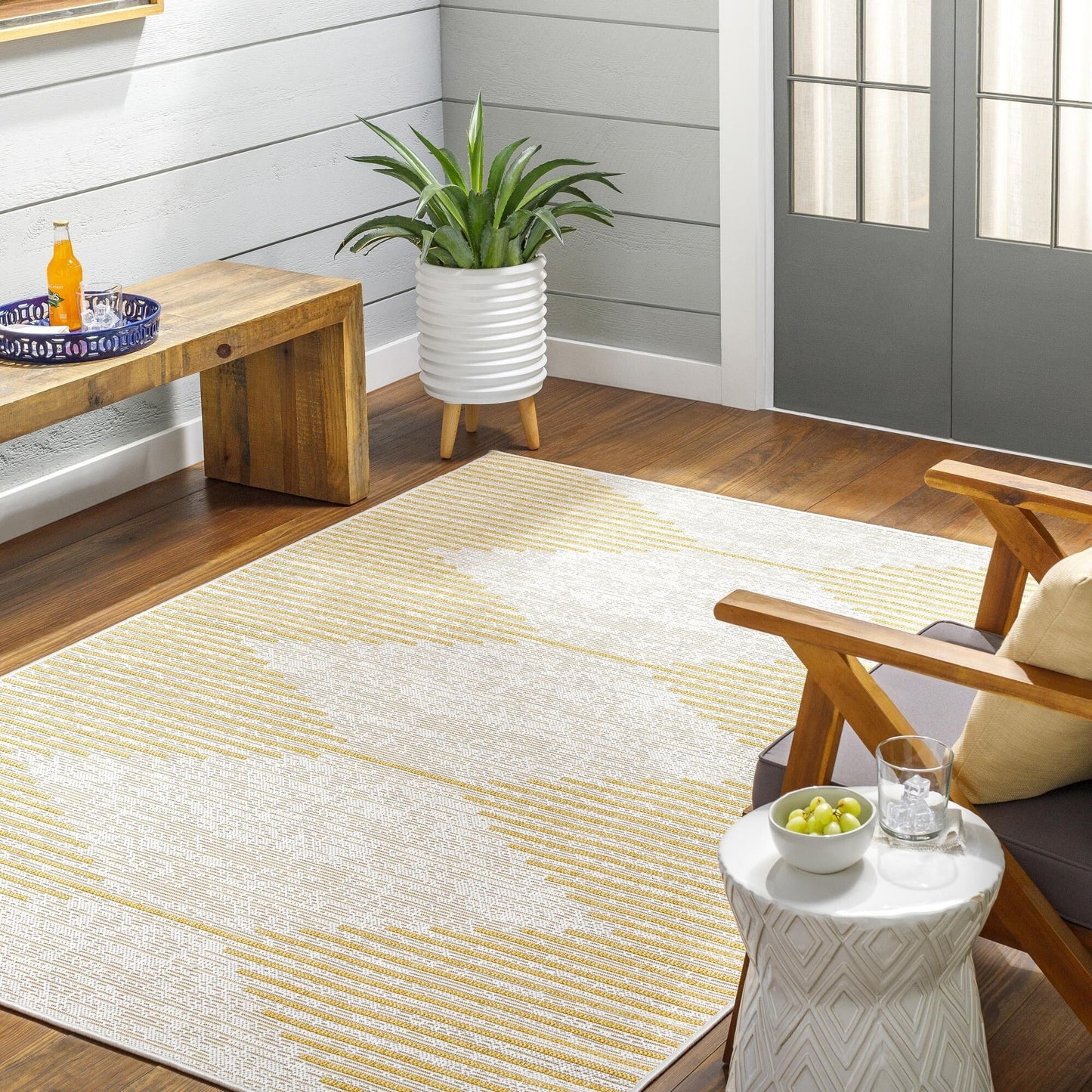Tapis d'extérieur Livabliss Eagean Bohemian Diamond