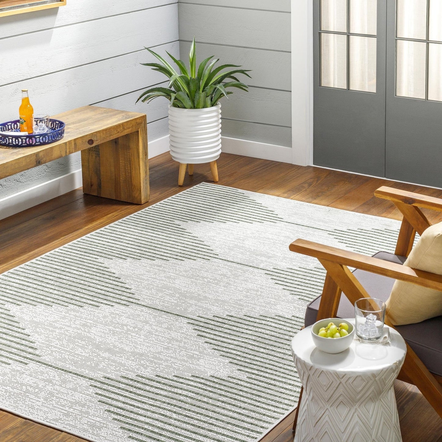 Tapis d'extérieur Livabliss Eagean Bohemian Diamond