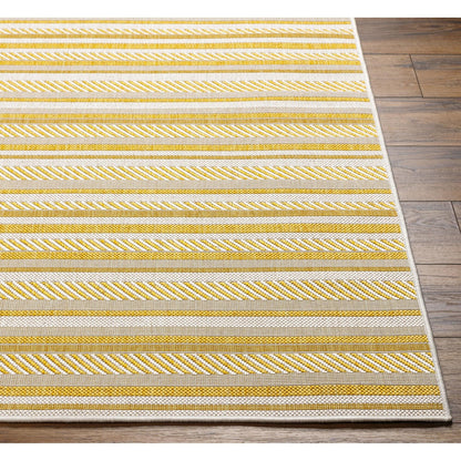 Tapis d'extérieur à rayures bohèmes Livabliss Eagean