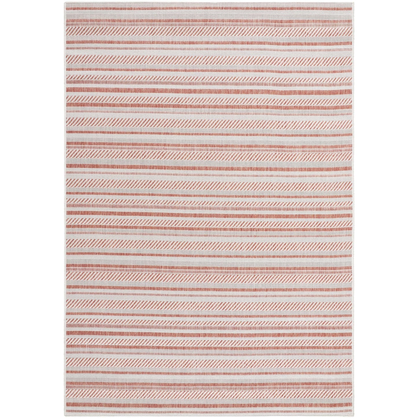 Tapis d'extérieur à rayures bohèmes Livabliss Eagean