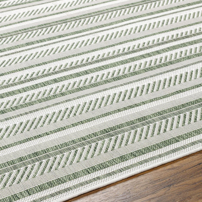 Tapis d'extérieur à rayures bohèmes Livabliss Eagean