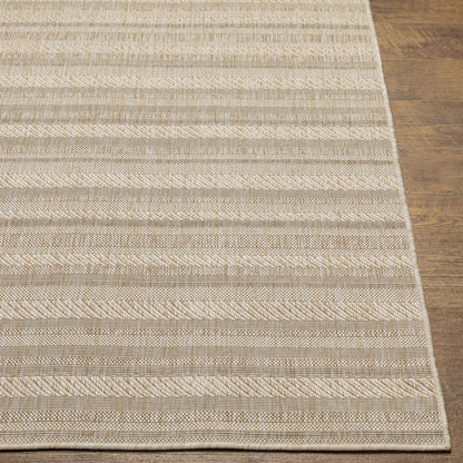 Tapis d'extérieur à rayures bohèmes Livabliss Eagean