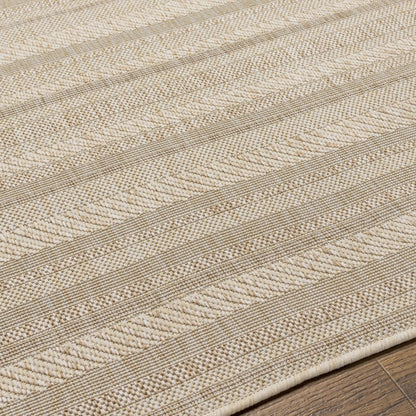 Tapis d'extérieur à rayures bohèmes Livabliss Eagean