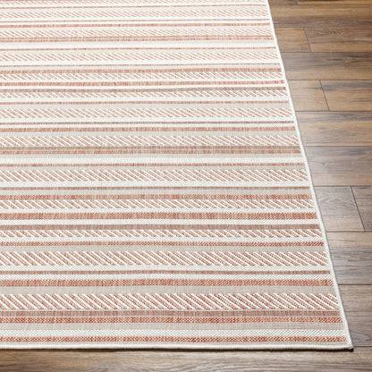 Tapis d'extérieur à rayures bohèmes Livabliss Eagean