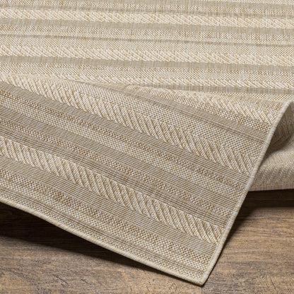 Tapis d'extérieur à rayures bohèmes Livabliss Eagean