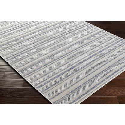 Tapis d'extérieur à rayures bohèmes Livabliss Eagean