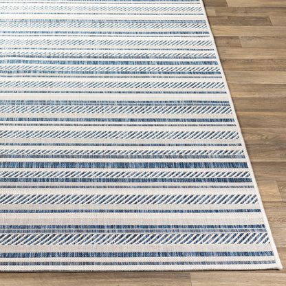 Tapis d'extérieur à rayures bohèmes Livabliss Eagean