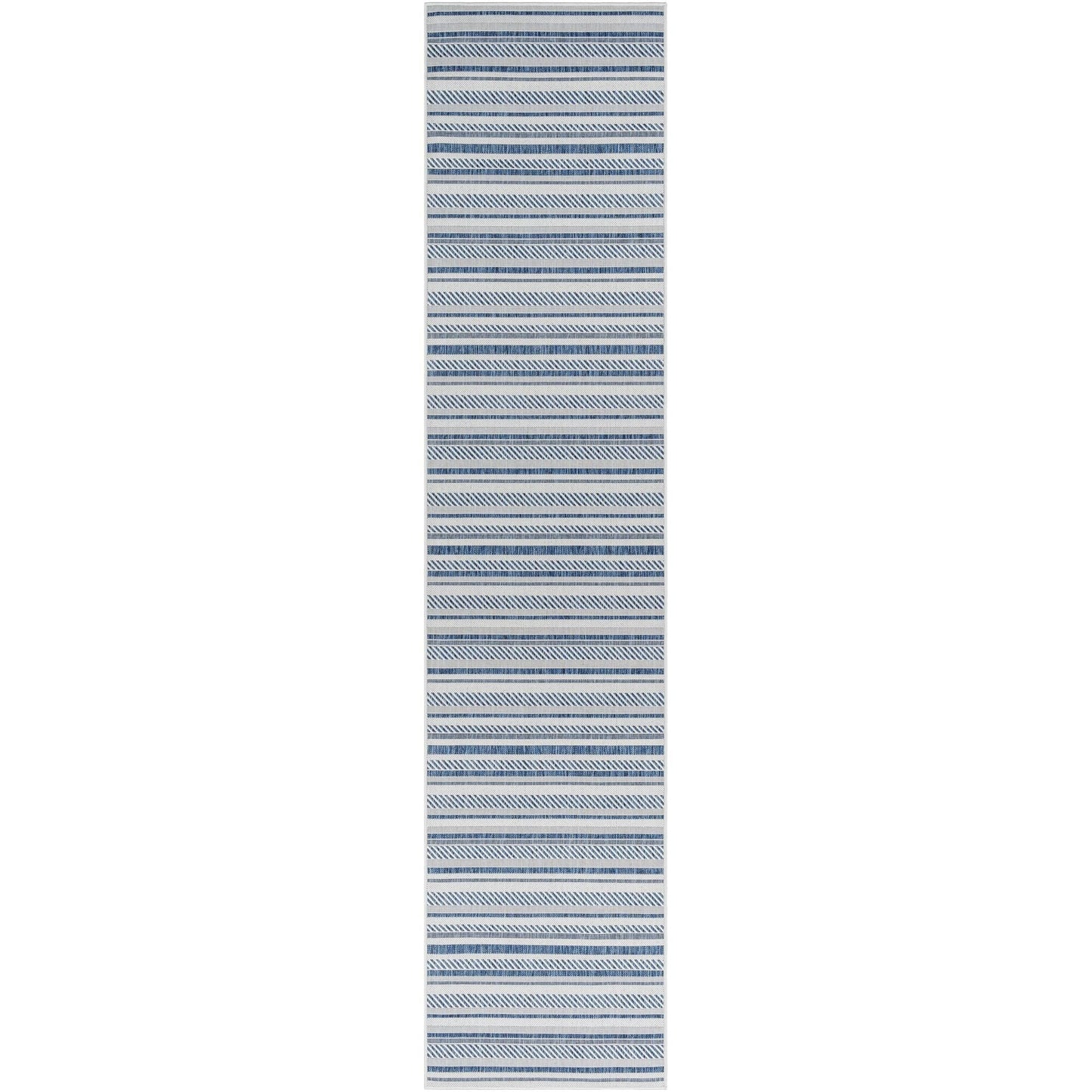 Tapis d'extérieur à rayures bohèmes Livabliss Eagean