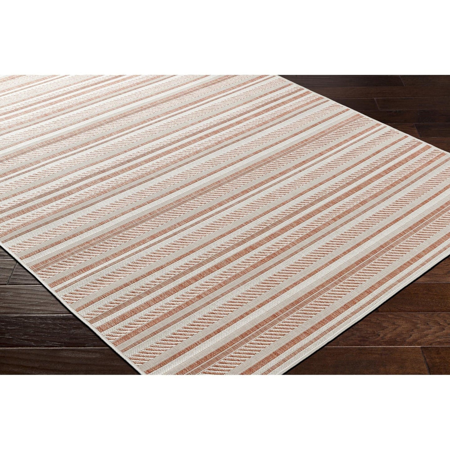 Tapis d'extérieur à rayures bohèmes Livabliss Eagean