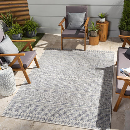 Tapis d'extérieur tribal bohème égéen Livabliss
