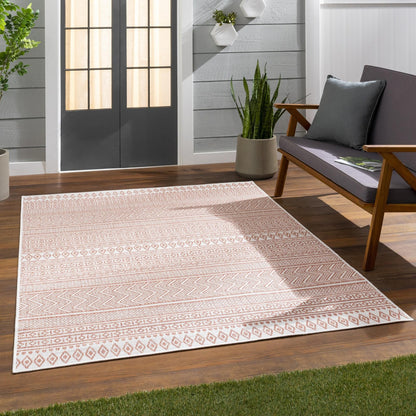 Tapis d'extérieur tribal bohème égéen Livabliss